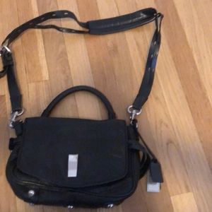 Greyson Ellie nylon and leather crossbody bag